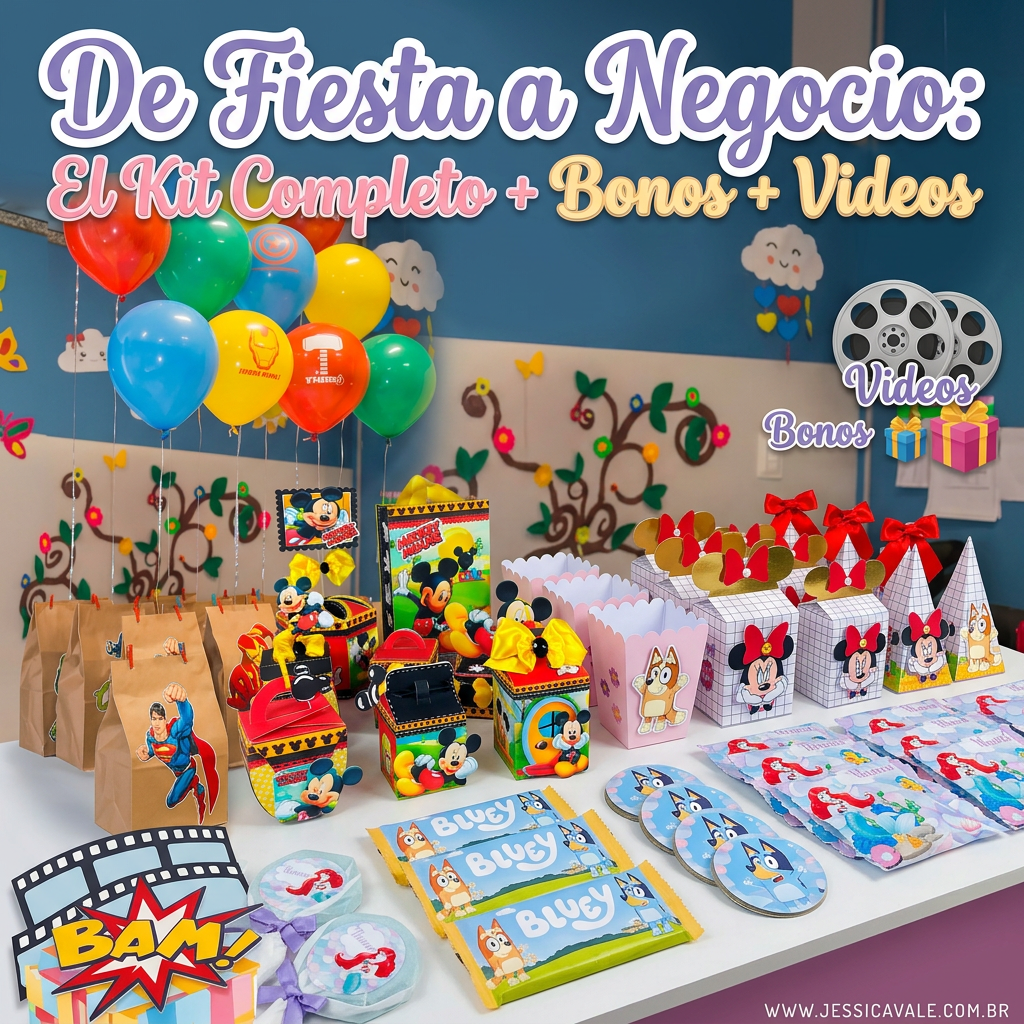 De Fiesta a Negocio: El Kit Completo + Bonos + Videos